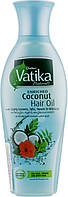 Масло для волос с листьями карри "Кокосовое" Dabur Vatika Coconut With Cury Leaves Enriched Hair Oil