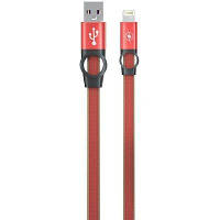 Кабель USB Gelius Pro Flexible 2 GP-UC07i Lightning Red