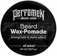 Воск-помада для бороды - Perfomen Classic Series Beard Wax-Pomade Strong Hold & Matte Effect (962397)
