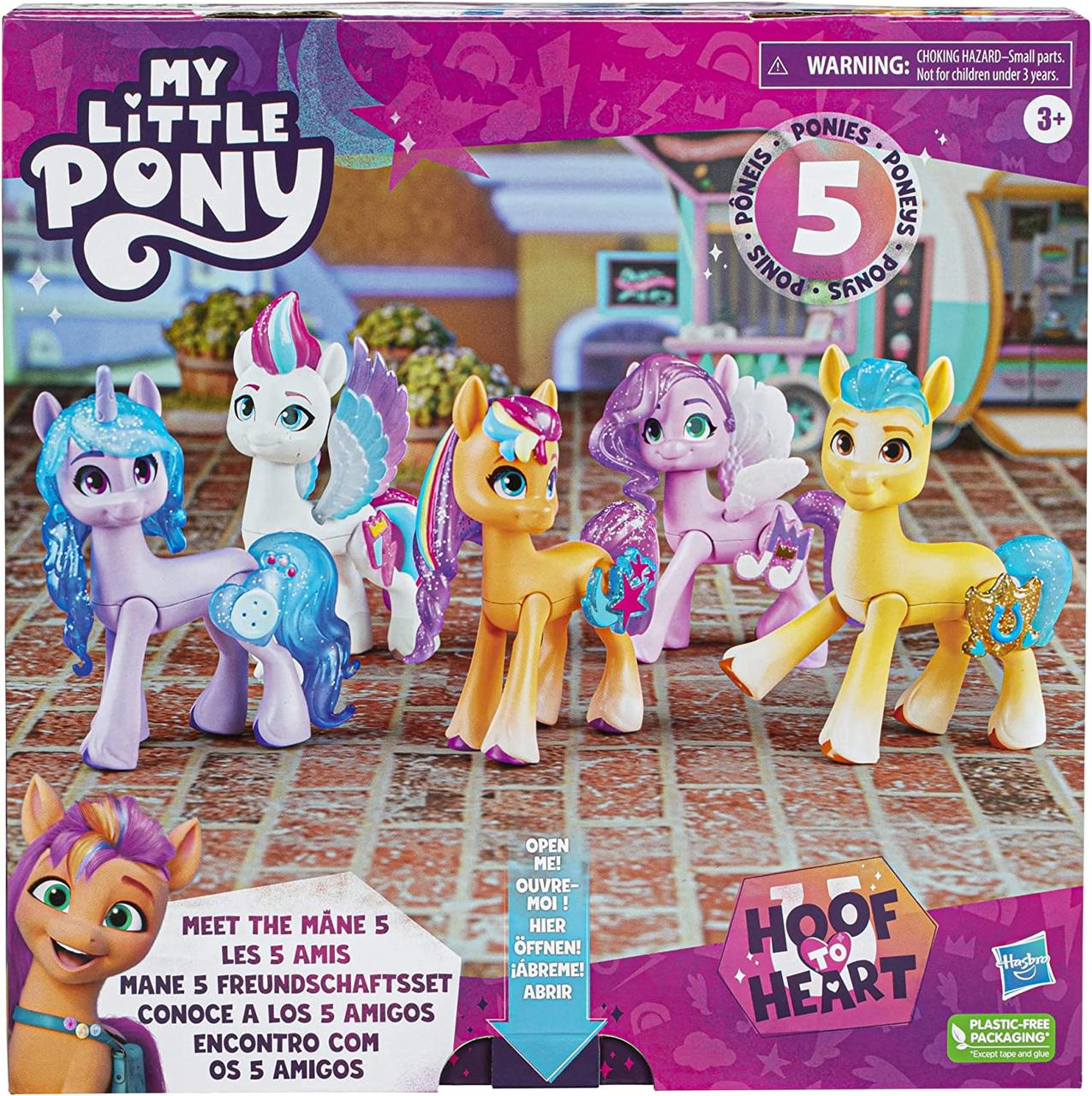 Мій маленький поні 5 друзів знайомство з гривою копито до серця My Little Pony Meet The Mane 5 Collection