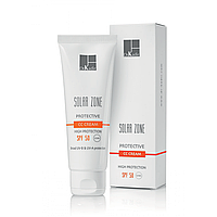 SOLAR ZONE PROTECTIVE CC CREAM SPF 50+ DR. KADIR Сонцезахисний крем з тоном Соляр Зон СС крем SPF 50+ 75 мл