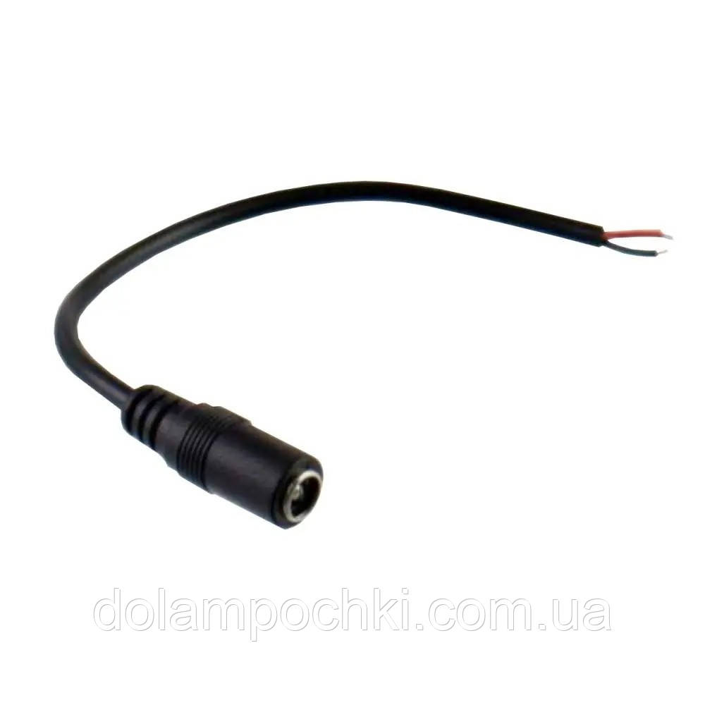 Конектор для блока живлення "мама" mini jack DC 5.5 мм/2.1 мм, фото 1