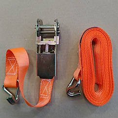 Стяжка вантажу, 1t. 25mm.x6m.(0.5+5.5) метал. ручка (DK-3939) ST-3939