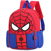 Детский дошкольный рюкзак Spiderman Человек Паук Спайдермен для мальчиков красный
