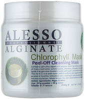 Маска альгинатная с хлорофилом Alesso Professionnel Alginate Chlorophyll Peel-Off Cleansing Mask 200g (704081)
