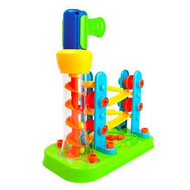 Конструктор Edu-Toys Гірка-зигзаг з інструментами (JS021)