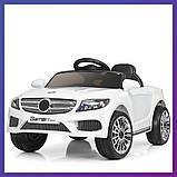 Дитячий електромобіль на акумуляторі Mercedes M 3981 з пультом радіокерування 1-5  років білий, фото 5