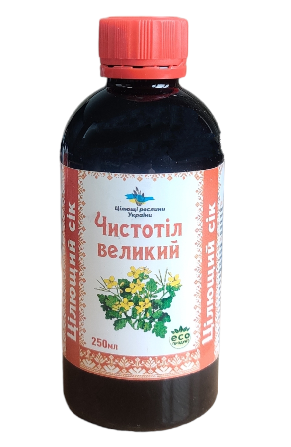Купить Сок Чистотела естественной ферментации 250 мл. в Киеве от ...