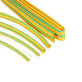 Термоусадочні трубки (3:1) жовто-зелені