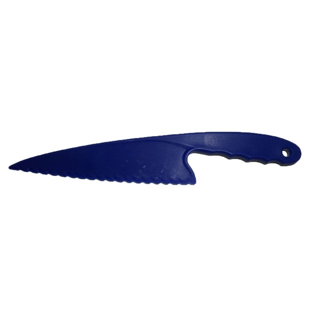 Ніж пластиковий для силіконових килимків Cake Knife 29 см Синій