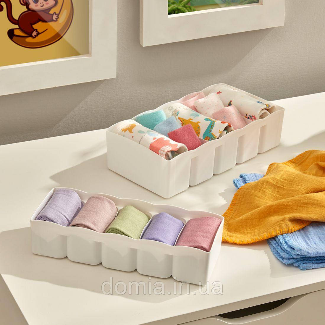 Органайзер 5 секцій (15,3*31*8 см) DUNYA Plastik, Туреччина 7410