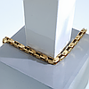 Ланцюжок "Квадратний Якір", р.45; 2.5мм; медзолото Xuping, stainless steel, фото 3