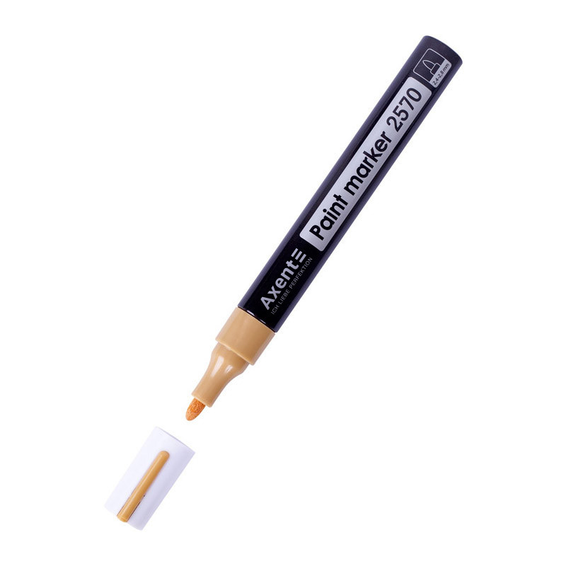 Маркер-лак Paint, золотий, фото 1