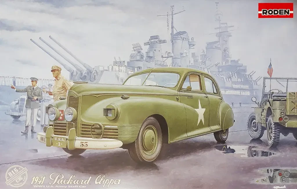 Packard Clipper 1941 р. Збірна модель автомобіля в масштабі 1/35. RODEN 815