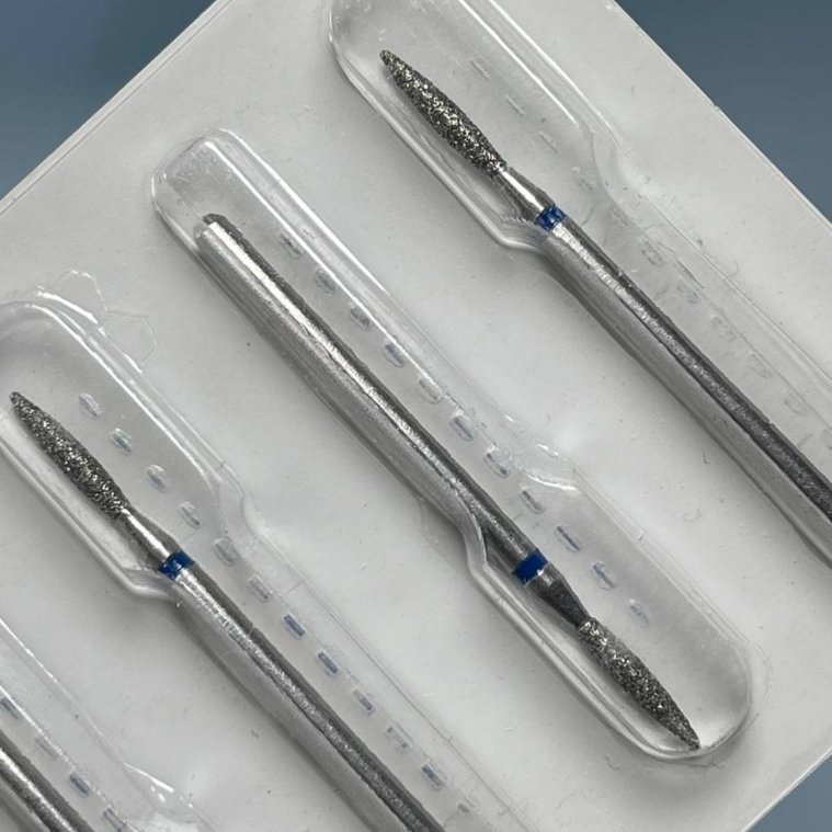 Фреза діамантова ПЛАМЯ безпечний - 263.021 синій поясок, виробник Китай( 806.104.263.052), фото 1