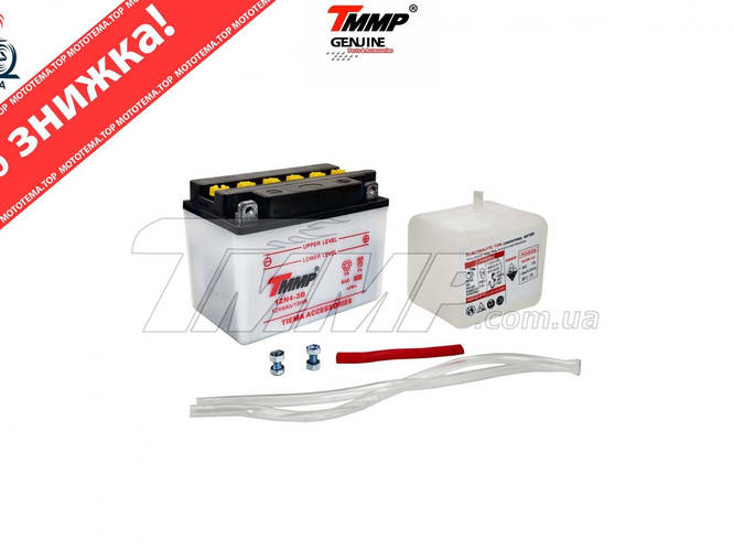 АКБ 12V 4А заливной (электролит в комплекте) (TM) EVO (ID#1813099468 ...