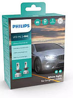 Лампа LED H4 радіатор 5000 Lm "PHILIPS" Ultinon Pro5100+160%/5800K/IP67/8-48v (2шт) (11342U51X2)