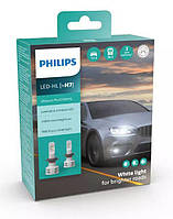 Лампа LED H7 радіатор 5000 Lm "PHILIPS" Ultinon Pro5100+160%/5800K/IP67/8-48v (2шт) (11972U51X2)