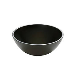 Накладний чорний умивальник 32 см Malo Matt Black Massi