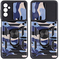 Удароміцний чохол Camshield Serge Ring Camo Samsung Galaxy M23 5G / M13 4G, Фіолетовий / Army Purple