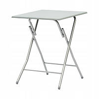 Стол для кейтеринга 60x60см Банкетный стол из серого пластика премиум-класса