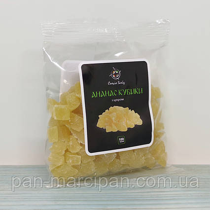 Ананас кубики з цукром 100 г "Спеція Захід"