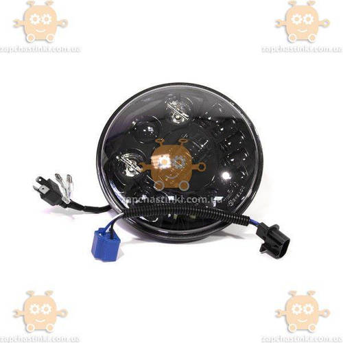 Фара ВАЗ 2101, 2121, 21213 (кругла 178мм 7") LED 6шт+ 3 лінзи+ повороти ...