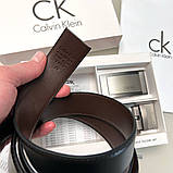 Чоловічий подарунковий набір (ремінь з двома пряжками) (414), фото 3