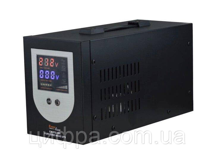 ДБЖ Everline EW-PSJ300 з правильною синусоїдою під зовн. АКБ