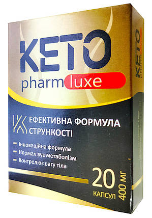 Keto Pharm Luxe - Капсули для схуднення (Кето Фарм Люкс), фото 1