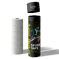 FASCIQ® Набір Спорт Тейпів Athletic Sport Tape 5см х 13,7м - 6шт (тубус)
