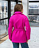 Яскрава жіноча демісезонна куртка зі стьобаної плащової тканини, фасон оверсайз, фото 8