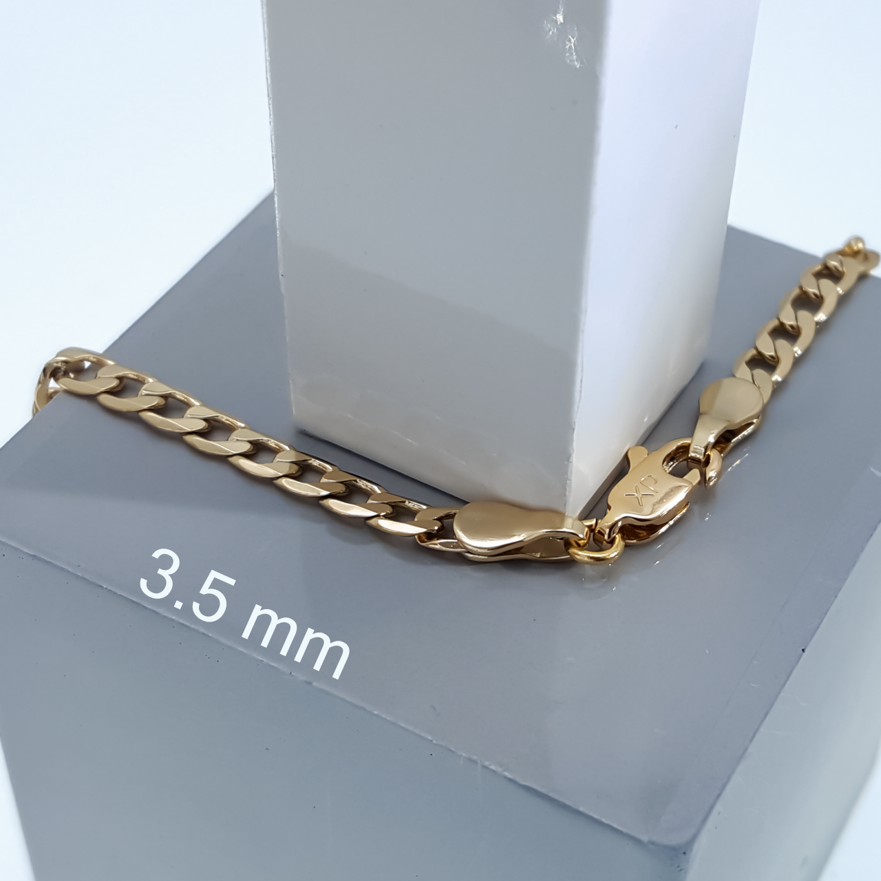 Купить Цепочка "Панцирная", р.60; 3.5мм; позолота Xuping, медсплав, 18К ...