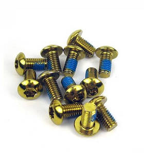 Набір болтів для роторів Bengal BLT-04-06 М5 х Р0.8 х 10 х 12 шт Злотистий
