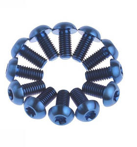 Набір болтів для роторів Bengal BLT-04-06 М5 х Р0.8 х 10 х 12 шт Синій