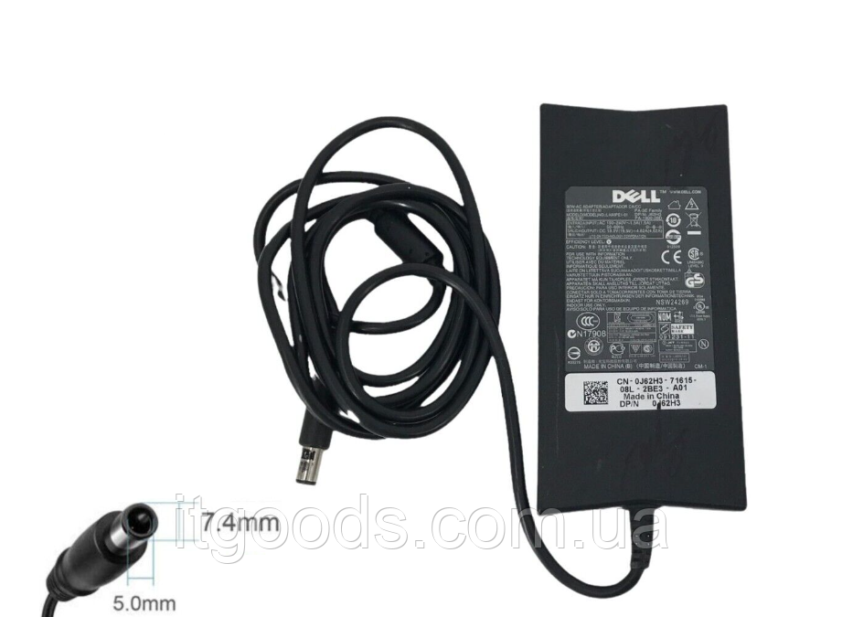 Блок живлення ( зарядний / адаптер ) Dell 19.5V 4.62A 90W PA3E PA-3E DA90PE1-00 7.4mm x 5.0mm