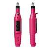 Фрезер-ручка для манікюру + 6 фрез, 20000 об/хв, NJ-185, Червоний/Портативний апарат для манікюру та педикюру, фото 5