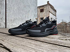 Чоловічі кросівки BaaS Running Black Red чорні з червоним, фото 3