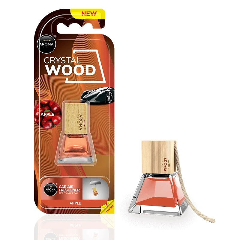 Ароматизатор в авто Aroma Car Crystal Wood Яблуко