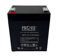 21-03-256. Аккумулятор 12V 5A, VRLA-AGM, ProFix, NP5-12