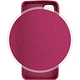 Чохол Silicone Cover Lakshmi Full Camera (A) для Xiaomi Redmi Note 11 (Global) / Note 11S, Бордовий / Marsala, фото 3