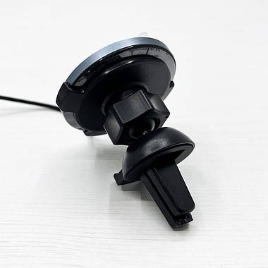 Автомобільний тримач з бездротовою зарядкою MagSafe HOCO CW42 15W  (чорний), фото 2