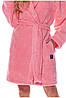 Короткий жіночий халат на запах L&L 2215 VIOLA grape, фото 4