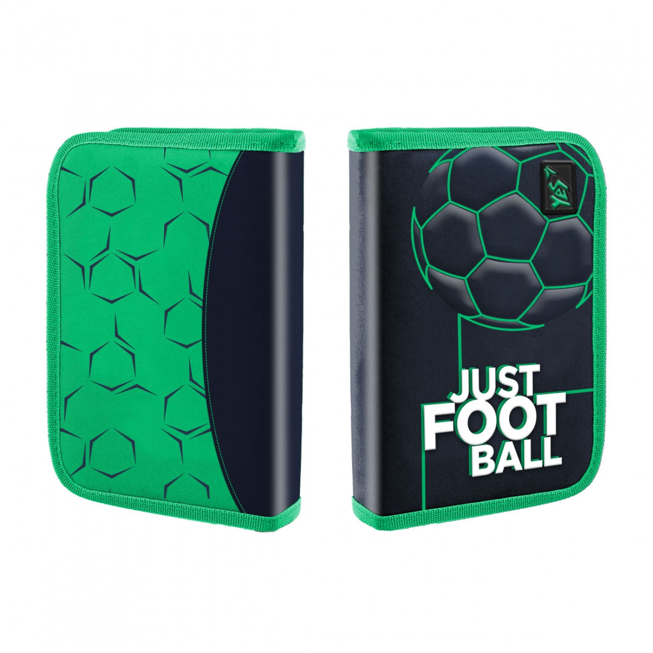 Пенал твердый YES одинарний без клапана HP-02 Football (533405), фото 1