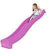 Пластикова дитяча гірка спуск завдовжки 3 м колір фіолетовий виробництво KBT Бельгія, фото 3