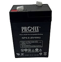 21-03-121. Аккумулятор 6V 4A, VRLA-AGM, ProFix, NP4-6