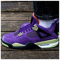 Мужские / женские кроссовки Nike Air Jordan 4 Retro Canyon Purple, кроссовки найк аир джордан 4 ретро