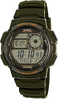 Мужские кварцевые часы Casio водонепроницаемые (AE1000W-3AV)