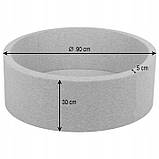 Сухий басейн Misioo 90х30 + кулі 200 шт., фото 5