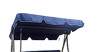 Тент на крышу садовой качели, размер 180*113- синий